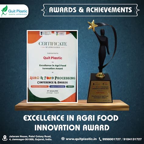 Quit Plastic Receives Excellence in Agri-Food Innovation Award by ...