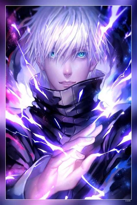 Gojo Anime Feiticeiro Jujutsu Kaisen Satoru Gojo Matte Finish Poster ...