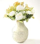 Buy Behoma Metal Flower Vase for Home Decor Bedroom Living Room Office ...