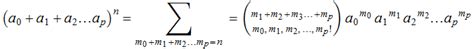 Image result for Multinomial Theorem Example