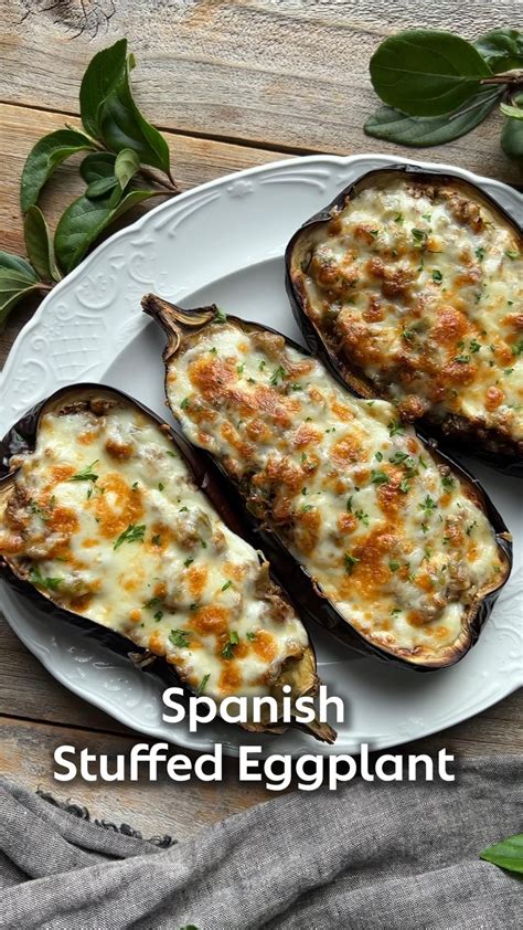Delicious Spanish Stuffed Eggplant Recipe