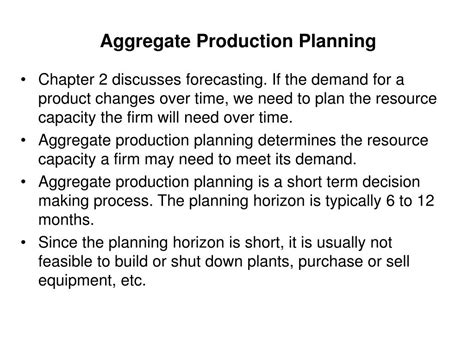 Image result for Aggregate Planning Strategy Examples