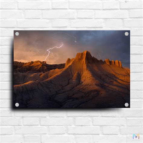 Nature: Utah Mountains in Monsoon - Premium Wall Art – Maags Designs