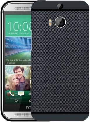 HELLO ZONE Exclusive Dotted Matte Finish Soft Back Case Cover for HTC ...