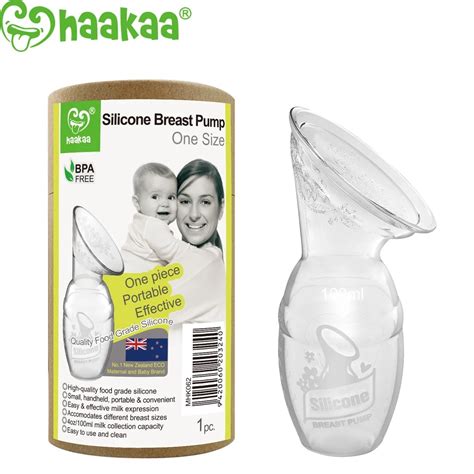 Haakaa Silicone Breast Pump--Original 4 oz.