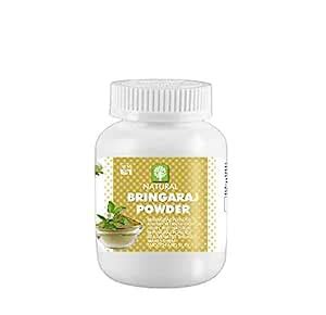 Natural Pure Bhringaraj powder For Hair Growth Smooth and Silky 50 ...