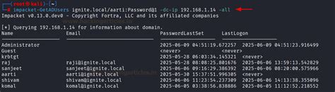 Active Directory Penetration Testing Using Impacket