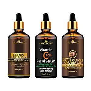 Park Daniel Pure&Natural Retinol Face Serum, Vitamin C Facial Serum ...