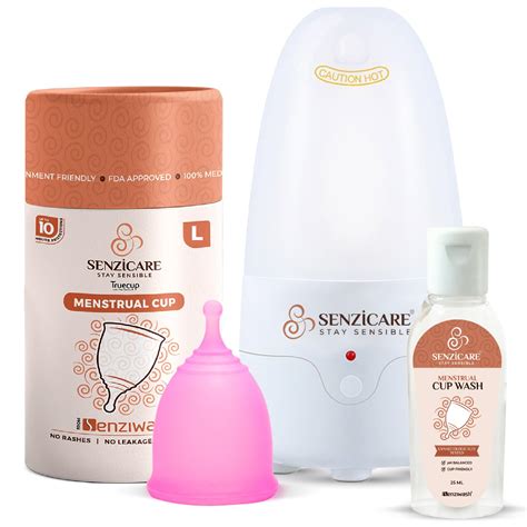 Senziwash Truecup Reusable Menstrual Cup Large Size for Women ...