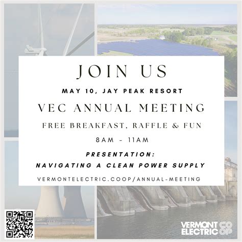 Vermont Electric Co-op to Hold Annual Member Meeting May 10 — Vermont ...