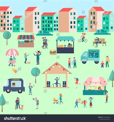 Street Market Cartoon 的图像结果