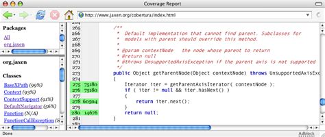 JUnit Code Coverage Eclipse 的图像结果