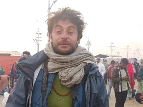 'Harry Potter' look-alike foreign youth spotted at Mahakumbh
