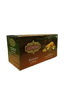 GLENDALE Masala Chai | 25 Enveloped Tea Bags | Pack of 1 | Total 25 Dip ...