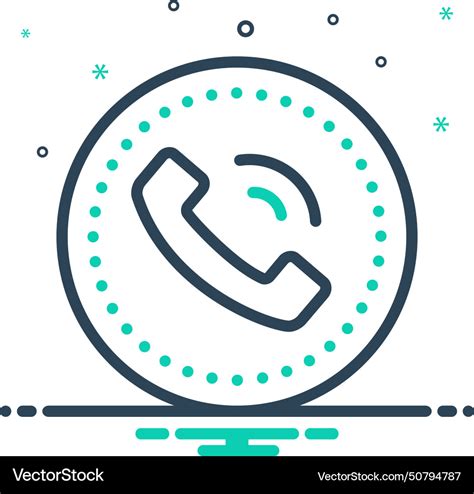 Call button Royalty Free Vector Image - VectorStock