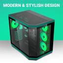 Ant Esports Crystal X11 Gaming Computer case Mid Tower Cabinet ...