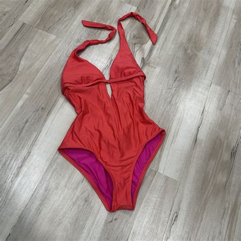 Women’s Splendid Swimsuit One piece Red Size Small S … - Gem