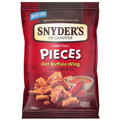 Snyders Pretzel Pieces Hot Buffalo Wings NK 110g – Broadway Candy