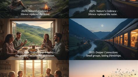 Slow trains, small groups, nature retreats: How travel transformed in 2025