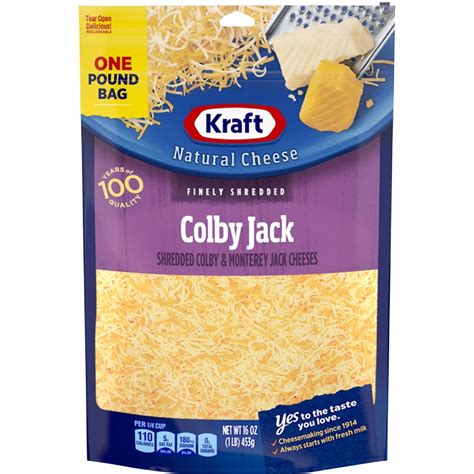 Colby Jack (Finely Shredded) - Kraft Natural Cheese