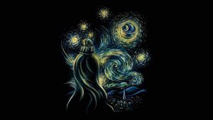 Star Wars Vincent Van Gogh Crossover Death Star Matte Finish Poster ...