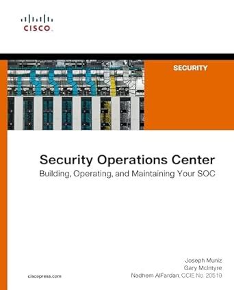 Buy Security Operations Center Book Online at Low Prices in India ...