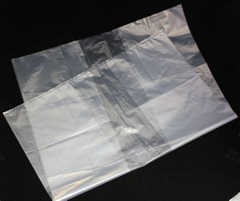 DURAPLAS PLAIN POLY BAG CLEAR LDPE 600 + 425(sg) x 900mm 75um Pack ...