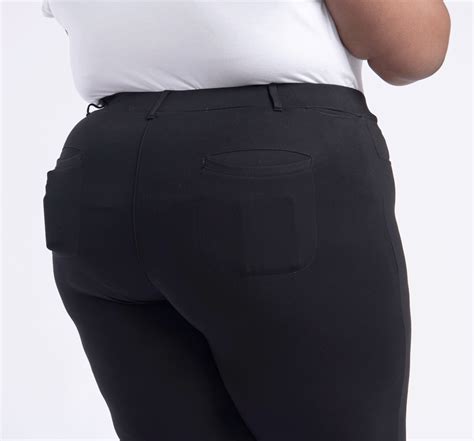 Straight-Leg | 7-Pocket Dress Pant Yoga Pants (Black) | Black yoga ...