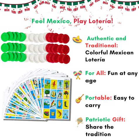 Buy Cuitáxi The Loteria Mexican Bingo Game with 100 Bingo Chips for 20 ...