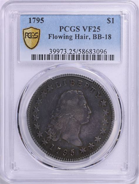 1795 Flowing Hair Silver Dollar BB-18 PCGS VF-25 (Item 1833050 ...