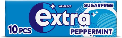 Extra Chewing Gum, Sugar Free, Peppermint Flavour, India | Ubuy