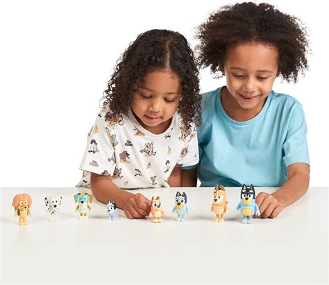 Bluey Blueys 8 Pack Family & Friends Figures 2.5-3 India | Ubuy