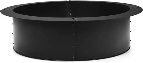 Buy Giantex Fire Ring Heavy Duty Thick Solid Steel Fire Pit Liner 36 ...