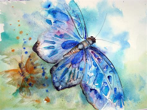 Watercolor Butterfly at Gary Mousseau blog