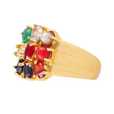 Navratna Ring - Chauki AD OM Navratna Ring Manufacturer from Jaipur