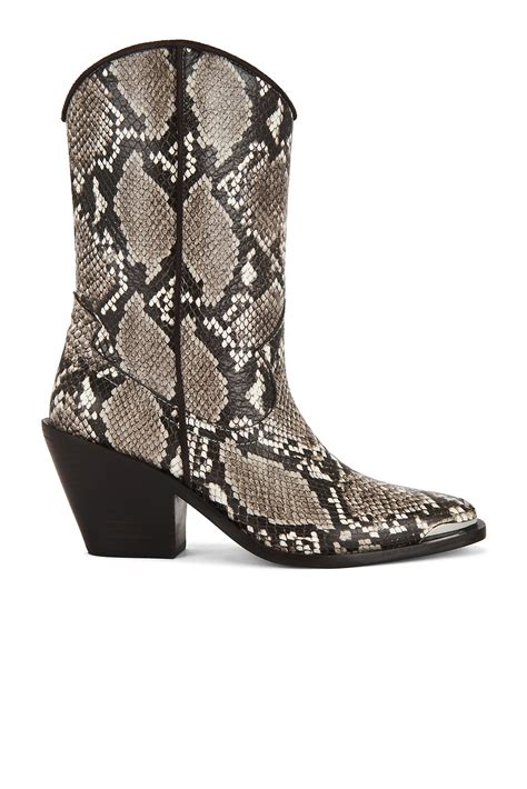 Tory Burch Western Boot in Natural Roccia | REVOLVE