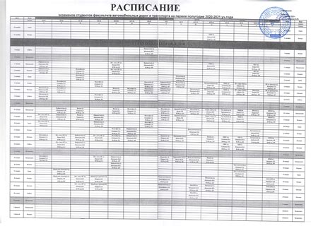Мирэа расписание занятий 2024 2025