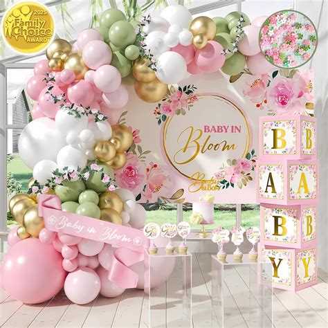 RainMeadow 338 PC Baby in Bloom Baby Shower Decorations for India | Ubuy