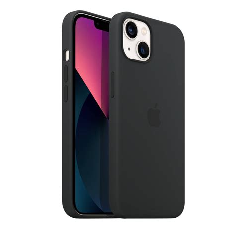 GADVIK Back Cover Compatible for Apple iPhone 13 (Silicon) (Black ...