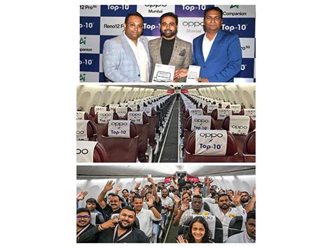 Top-10 Retails Pvt. Ltd. and Oppo Mumbai Host World's First In-Flight ...