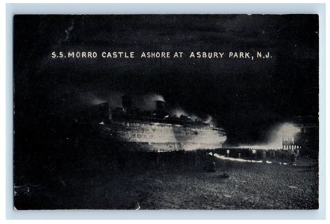 Ss Morro Castle Ship Ocean Liner Wreck Asbury Park NJ New Jersey ...
