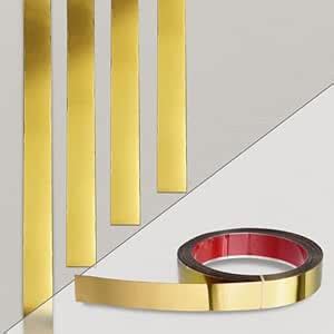 RAB Strip Metal, Self Adhesive Peel and Stick Wall Flat Trim Metalized ...