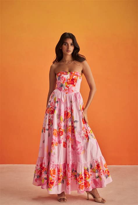 Rosa Corset Dress – Hemant & Nandita - India