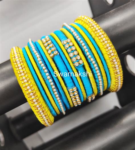 Image result for Thread Bangles Set New