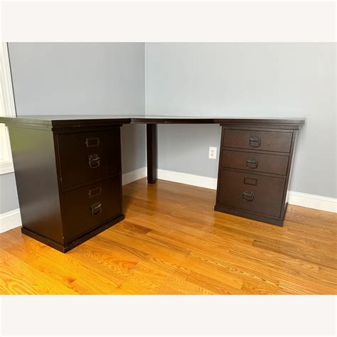 Pottery Barn Bedford Corner Desk - AptDeco