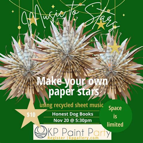 Music to Stars: Create stars our of vintage sheet music, Honest Dog ...