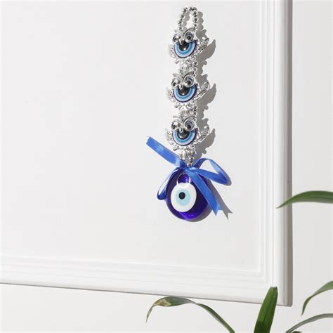 Evil Eye with 3 Owl Protection Amulet - Darbar Craft