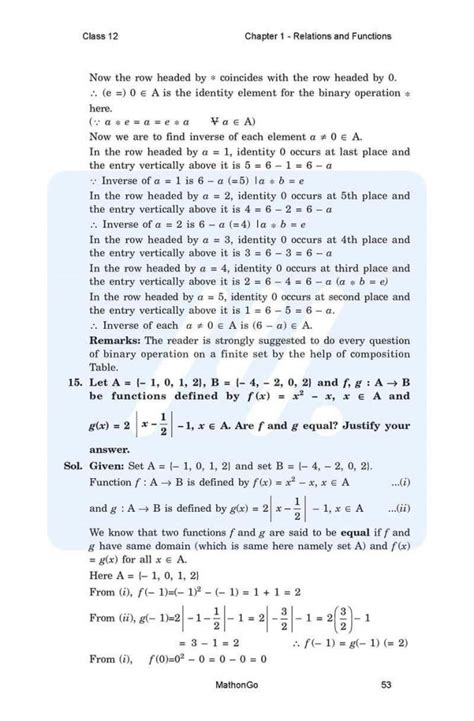 Image result for Maths Class 12 Concepts Chapter 1