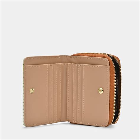 Buy Mono Flap25 Small Zip Around Small Wallet Black Online – Lavie World