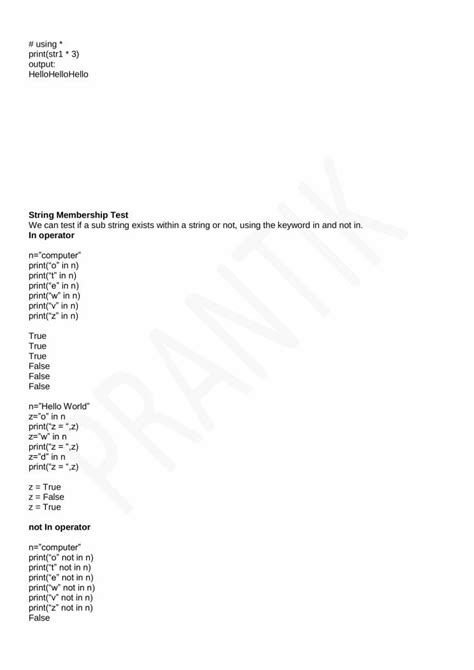 Image result for String in Python Notes